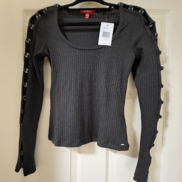 New with Tags GUESS Factory Martha Cutout Top XS - Picture 4 of 7